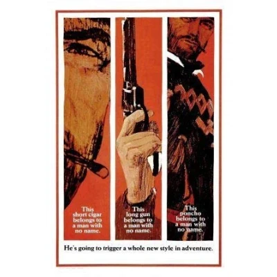 Image of Import Posters FISTFUL OF DOLLARS Clint Eastwood US Movie Wall Poster Print 30cm x 43cm / 12 Inches 17