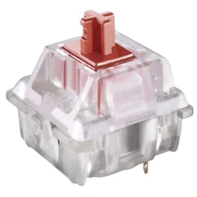 Image of Cherry MX Key Switches for Mechanical Gaming Keyboards Plate Mounted MX1AL1NA (Cherry RGB Red, 65 Pcs)