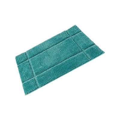 Image of Blue Canyon Orla Microfibre Bath Mats, Quick Dry &amp; High Absorbent Bathroom Door Mat, Washable Area Rug for Living Room, Kitchen, Entryway, Outdoor Rug, Home Decor Mattress, 1600GSM Sea Green