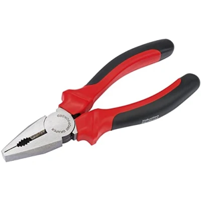 Image of Draper Combination Pliers with Soft Grip Handles, 165mm