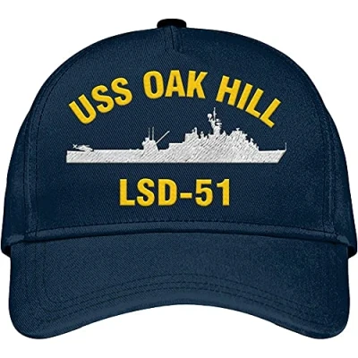Image of 456 Baseball Cap Oak Hill LSD 51 Ship Pattern Navy Hat for Sports Adjustable Plain Premium Activities Sport Tennis