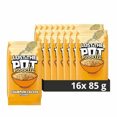 Image of Pot Noodle Champion Chicken Lost The low in saturated fat instant noodles, 16x 85 g