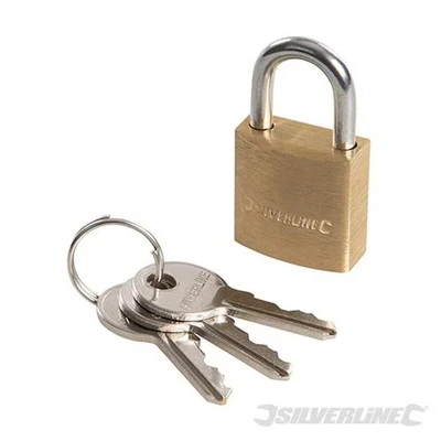 Image of Silverline Brass Padlock 20mm