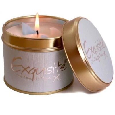 Image of Lily Flame Scented Candle in a Presentation Tin Exquisite