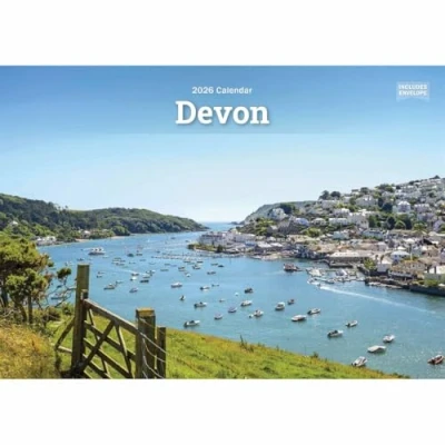 Image of Carousel Worldwide, Devon 2026 A5 Wall Calendar