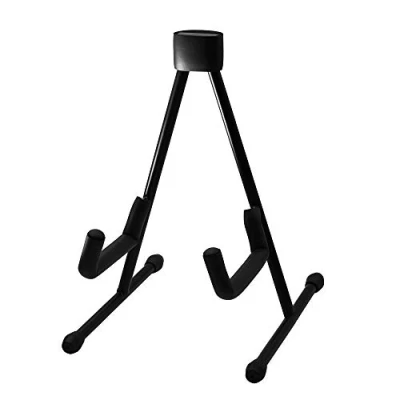 Image of Rayzm Ukulele Stand, A Frame Portable Little Metal Stand for Small Standard Instruments (Soprano/Concert/Tenor &amp; Mandolin), Folds Flat Storage or Travel.