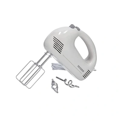 Image of Severin Food Mixer HM 3827 / white grey with 2 beaters &amp; dough hooks