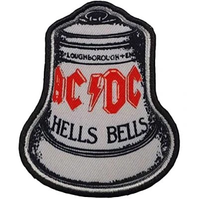 Image of AC/DC Hells Bells Standard Patch (One Size) (White/Black/Red)