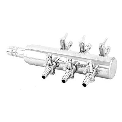Image of sourcing map Aquarium 6 Way Outline Manifold Air Flow Pump Tubing Splitter Lever Control Valve