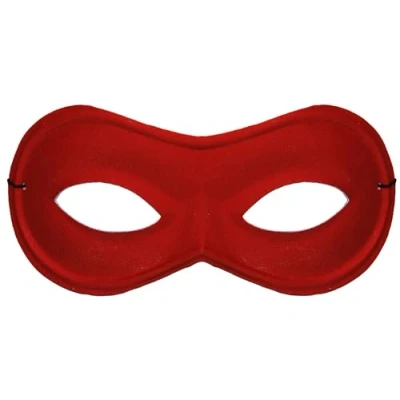 Image of Superhero Masks Fun Playtime Costume Accessory Red