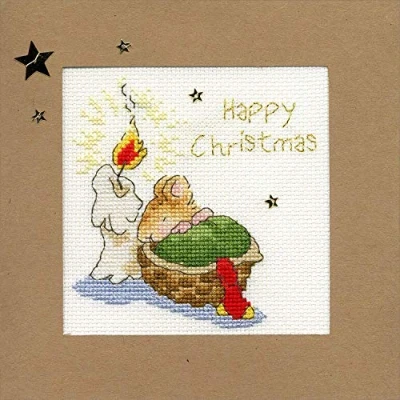 Image of Bothy Threads Cross Stitch Kit Christmas Card First
