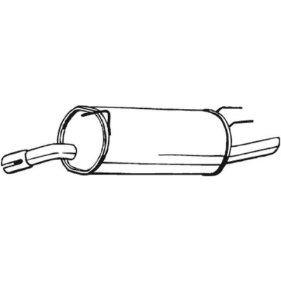 Image of 852389 Rear silencer IZAWIT 21.161