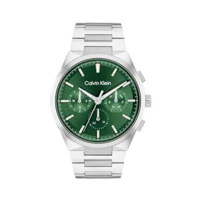 Image of Calvin Klein Analogue Multifunction Quartz Watch for Men DISTINGUISH Collection with Stainless Steel Bracelet 25200441