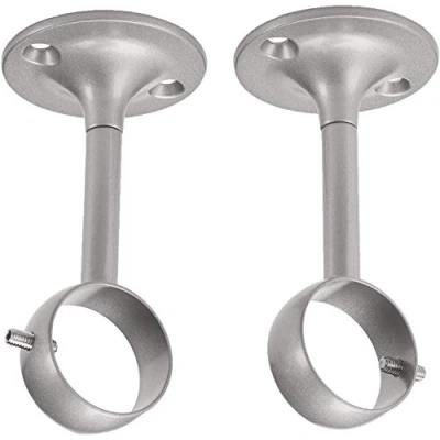 Image of Amazon Basics Ceiling Mount Bracket, Set of 2, Nickel