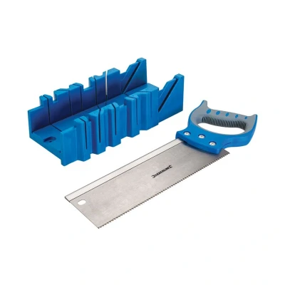 Image of Silverline Expert Mitre Box &amp; Saw 300 x 90mm
