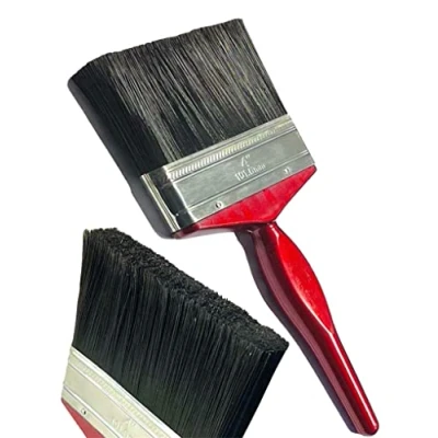 Image of 4&quot;Paint Brush Extra Fine Paint Bristles Decorating DIY Wall Fence Painting
