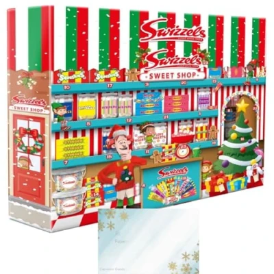 Image of 2024 Swizzels Sweet Shop Christmas Advent Calendar 220g for Kids Countdown To Calendars Unisex Boys Girls