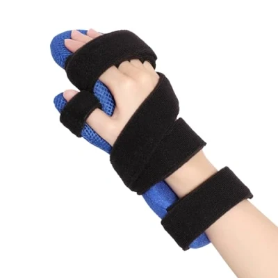 Image of YiYame Resting Hand Splint, Stroke Brace, Wrist Support and Finger Support, Night Sleeping Brace for Carpal Tunnel, Contractures, Tendonitis, Arthritis, Fits Left Right Hands, M