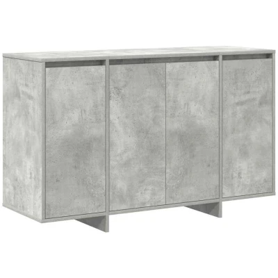 Image of vidaXL Concrete grey Sideboard Engineered wood
