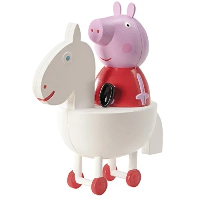 Image of Peppa Pig PVC Cake Toppers, Set of 4 Figures, 9cm