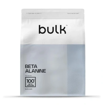 Image of Bulk Pure Beta Alanine Powder, 500 g, 125 Servings, Packaging May Vary