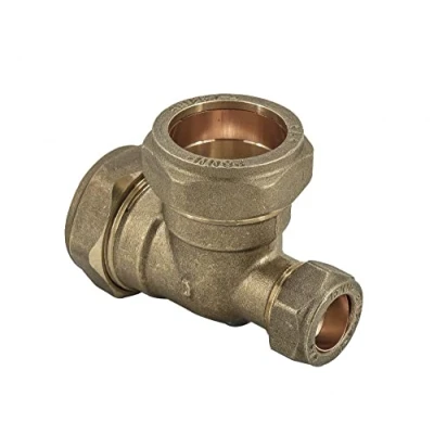 Image of 22mm x 15mm Compression Reducing Tee