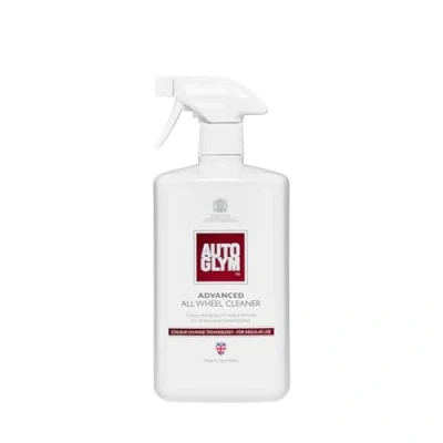Image of Autoglym Advanced All Wheel Cleaner,1L Colour Change Technology Reacts With Brake Dust,pH Neutral Car Cleaner Spray and Alloy Safe For Types, Pink