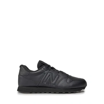 Image of New Balance 500 Unisex Trainers, Size: 9, Black Textile/synthetics
