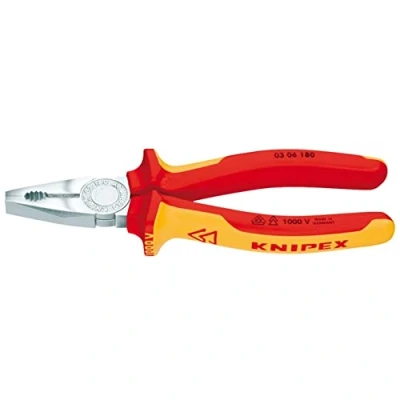 Image of Knipex 81204 180mm Fully Insulated Combination Pliers