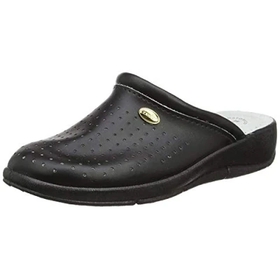 Image of World of Clogs &#039;San Malo&#039; Healthcare Clog in Black 41