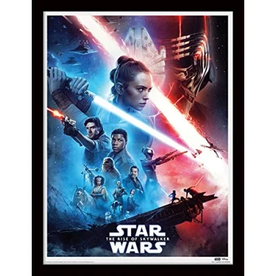 Image of Star Wars: Rise Of Skywalker (Saga) 30x40cm Framed Memorabilia