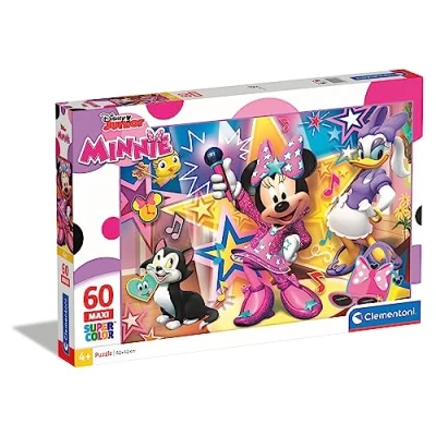 Image of Clementoni 26443 Supercolor Puzzle for children Minnie Happy Helper 60 Pieces