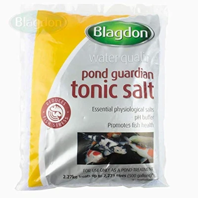 Image of Blagdon Guardian Pond Tonic Salt, for Fish Health, Water Quality, General Tonic, pH Buffer, 9.08kg, treats 9,092 litres
