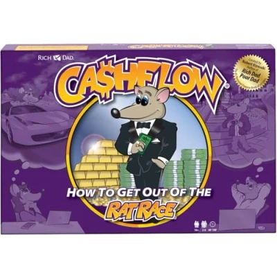 Image of Rich Dad CASHFLOW Educational Game by Robert Kiyosaki for Family Financial Literacy, Business Building, Investing &amp; Money Management Playful Learning Opportunities