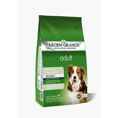 Image of Arden Grange Adult Rich In Fresh Lamb and Rice, Clear, 2 kg (Pack of 1)