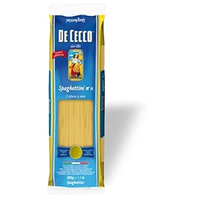 Image of 5X De Cecco Spaghettini Italian Pasta No. 11 500g