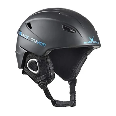 Image of Black Crevice Kitzbühel Ski Helmet, Black/Blue, L
