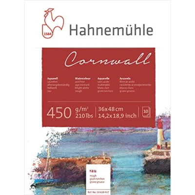 Image of Hahnemuhle Cornwall 450gsm Block 36 x 48cm Rough