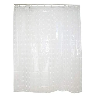 Image of Duschy shower curtain 3D transparent rings (sold separately)