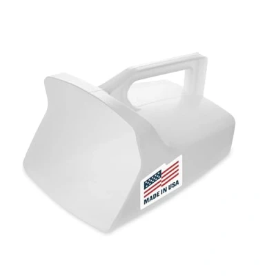 Image of Rubbermaid Commercial Products Food Service Scoop, 64 Ounce, White, for Ice and Ingredient Use, Restaurant Kitchen