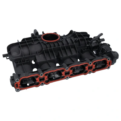 Image of 06L133201AH, 06L133201EL, 06L133201GA, 06L133201JJ, 06L133201N Fitting, intake manifold FEBI BILSTEIN 183541 black VOLKSWAGEN: Scirocco III