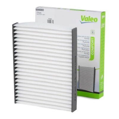 Image of 6447FF, 6447LN Pollen Filter VALEO CLIMFILTER COMFORT 698680 Particulate 254mm 200mm 30mm CITROËN: Xsara Picasso