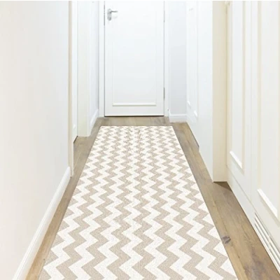 Image of Viniliko Carpet, Vinyl, Sepia and White, 66 x 250 3 cm