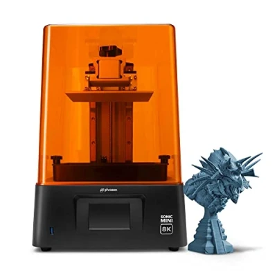 Image of phrozen Sonic Mini 8K LCD Resin 3D Printer, Highest Resolution of 22 µm and 1152 ppi, 7.1&#039;&#039; Mono Screen, Prints Beyond Handcrafted Models, L16.5 x W7.2 H18 cm Printing Volume