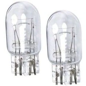 Image of 2 x W21/5w Bulb White 6000k 12v DRL Daytime Running Lights W21w 7443 Upgrade Super Bright Light T20 Car Van Wedge 580 Headlight