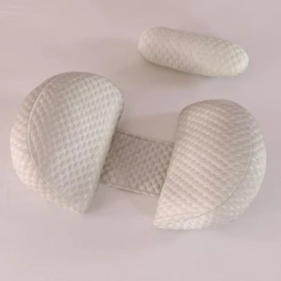 Image of SHANNA Wedge Pregnancy Pillow for Sleeping, Maternity Body Support Back, Hips, Belly, Legs, Adjustable Cooling &amp; Silky Soft Pillow, Removable Cover(Khaki)
