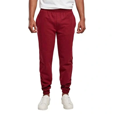 Image of Build Your Brand Men&#039;s Basic Jogging Pants, Burgundy, 5XL