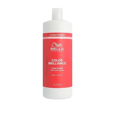 Image of Wella Professionals Invigo Color Brilliance Conditioner For Fine and Normal Hair, Professional Hair Care Coloured 1 L