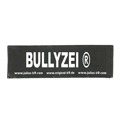 Image of Interchangeable Patches, 1 pair, BULLYZEI ®, Size: Small, Black
