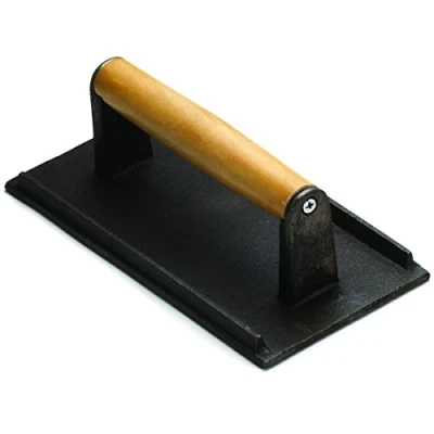 Image of Tablecraft 3033 Steak Weight, Cast Iron, Black